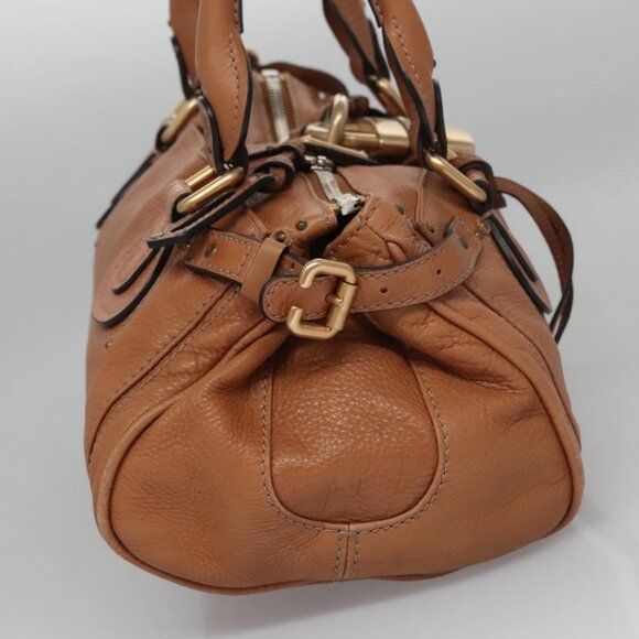 Chloe Paddington Hand Bag Leather Brown Auth - Picture 4 of 16